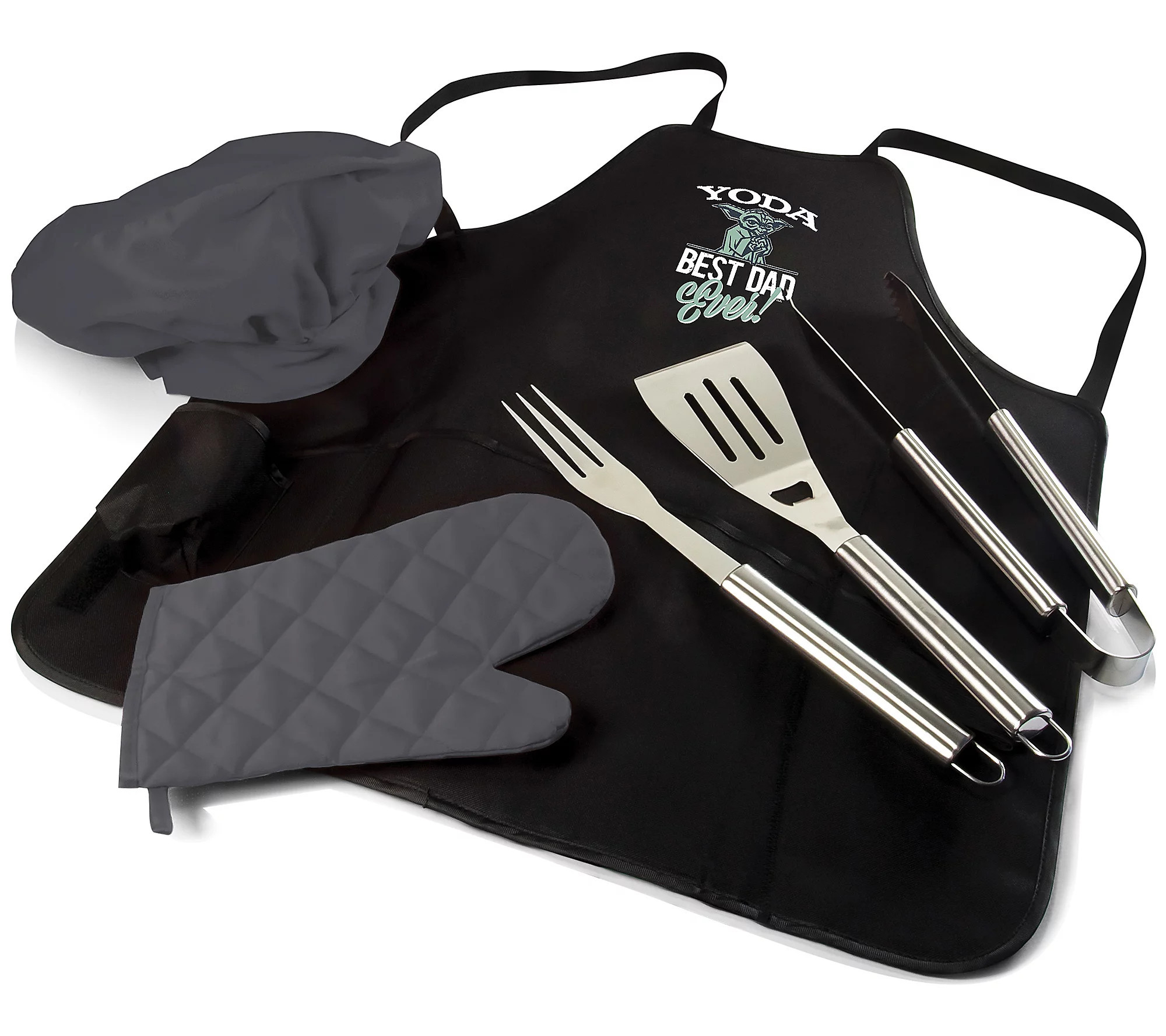 Oniva Star Wars Yoda Pro BBQ Cooking Apron Tote with Tools | QVC