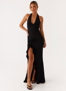 Charmed By You Maxi Dress - Black | Peppermayo (Global)
