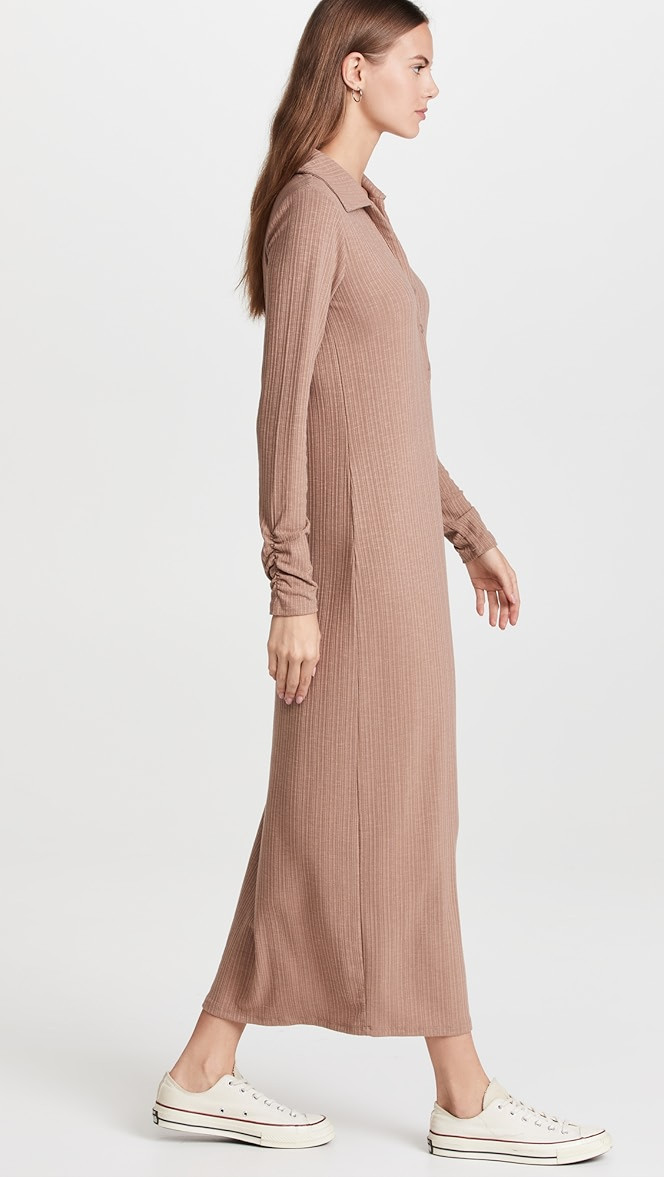 Z Supply Rib Henley Maxi Dress | SHOPBOP | Shopbop