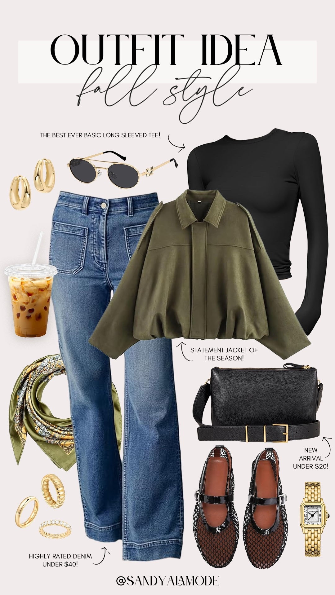 Elevated chic fall style. Chic fall outfit. Amazon fashion. Amazon fall ootd. Amazon fall style. Trendy Amazon coat. Amazon denim under $50. City girl chic outfit idea. Amazon black trendy handbag under $20. Mesh flats. Trendy fall style finds  

#LTKFindsUnder100 #LTKSeasonal #LTKStyleTip