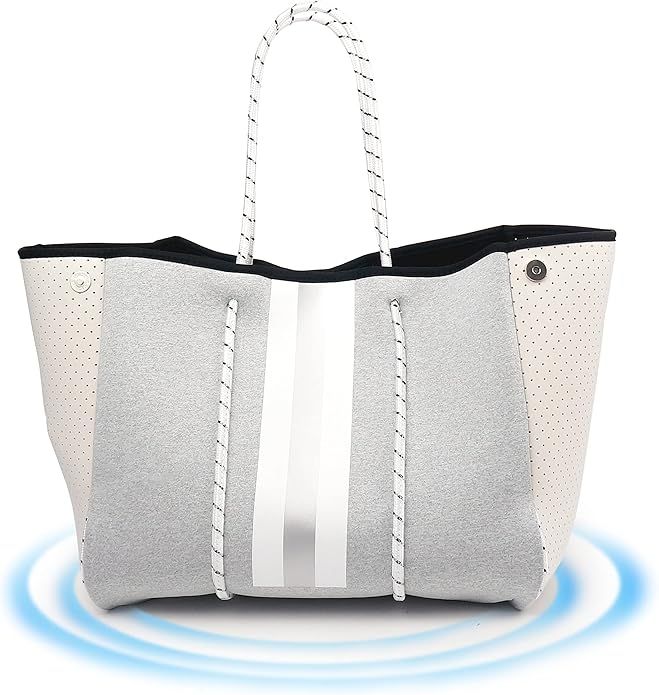 IBEE Tote Bag for Women,Neoprene Bag,Handbags for Women | Amazon (US)