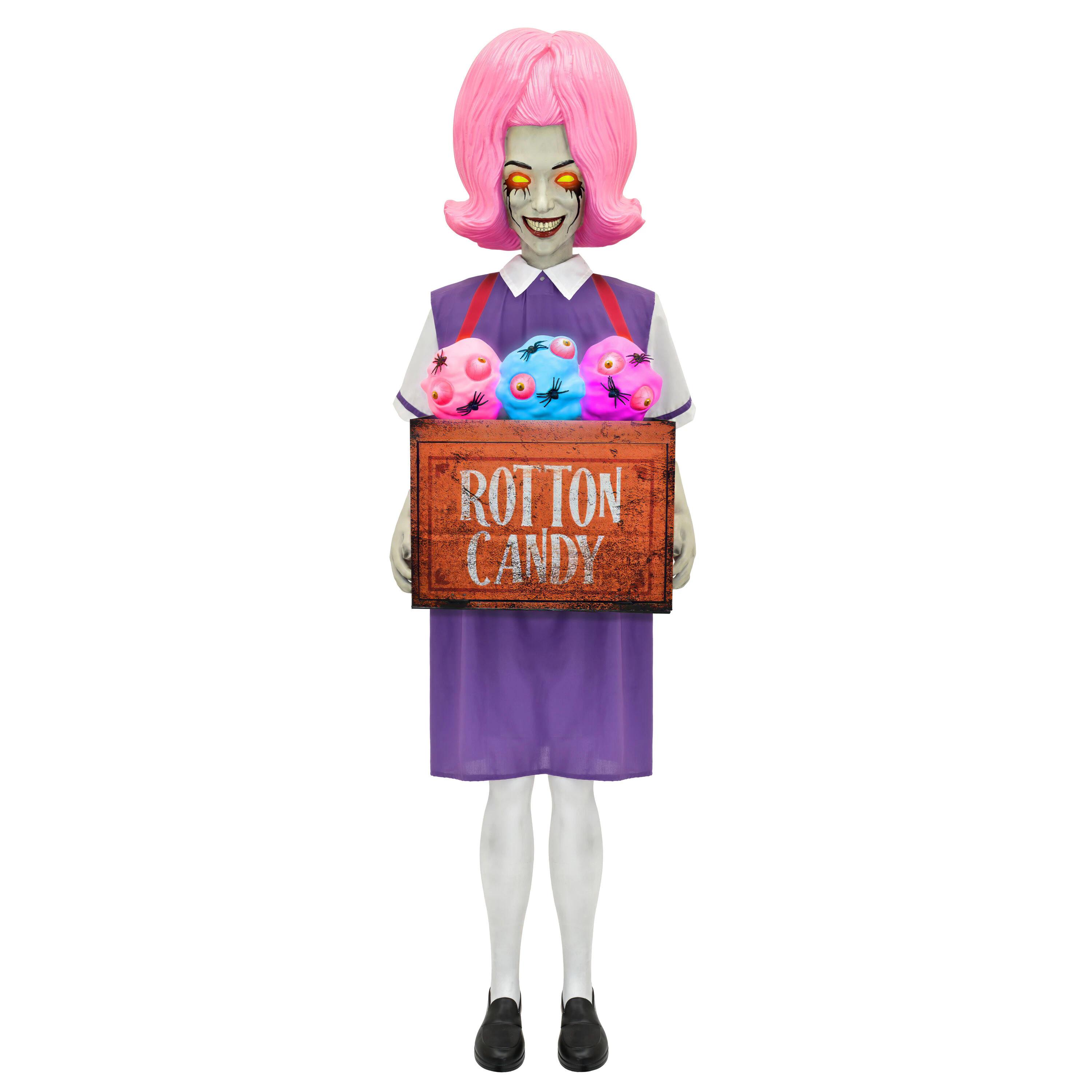 Haunted Living 5.9-ft Freestanding Motion Activated Talking Lighted Demon Animatronic one_size | 96830 | Lowe's