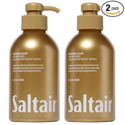 Saltair Body Wash 2-Pack – Moisturizing Body Wash with Vitamin E & Hydrating Oil Blend – Scen... | Amazon (US)