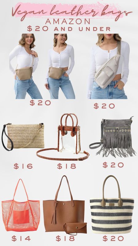 Travel, sporting events, festivals, or everyday!! These bags $20 or less will have you covered. Durable and vegan leather is just a bonus

#LTKfindsunder50 #LTKitbag #LTKFestival