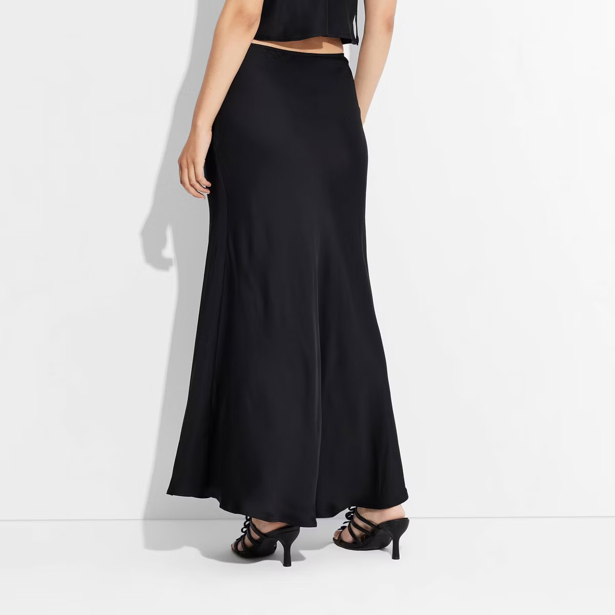 Women's Satin Trumpet Maxi Skirt - Wild Fable™ | Target
