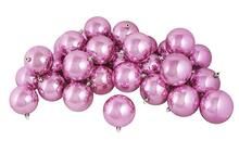 60ct Shiny Bubblegum Pink Shatterproof Ball Ornaments | Michaels Stores