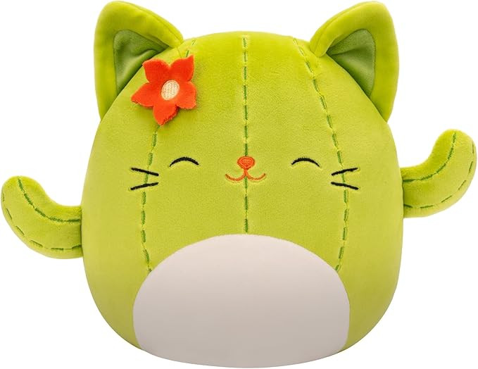 Squishmallows Original 8-Inch Ms. Miss Green Cactus Cat - Official Jazwares Plush (Little) | Amazon (US)