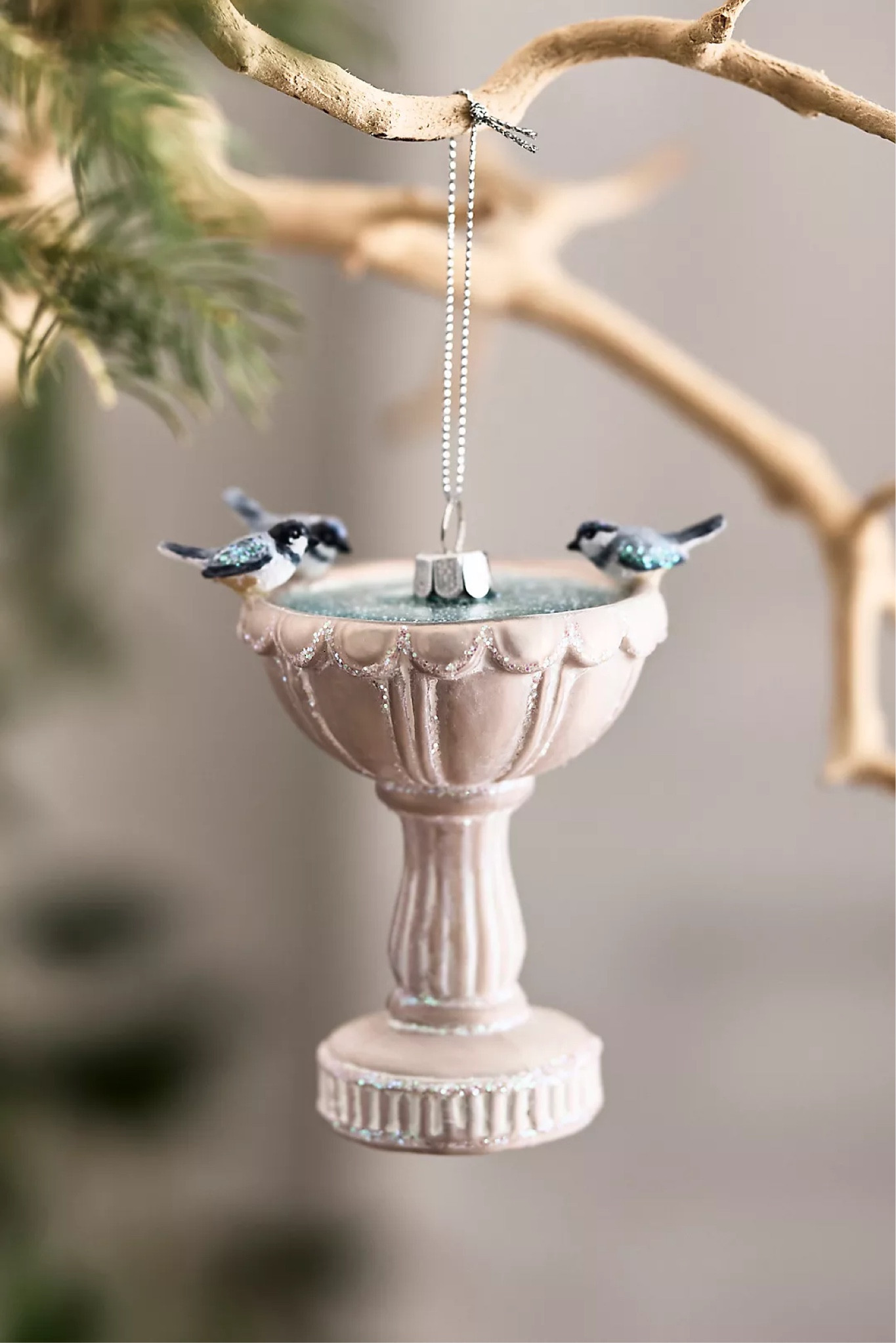 Bird Bath Glass Ornament

#LTKHome #LTKSeasonal #LTKHoliday