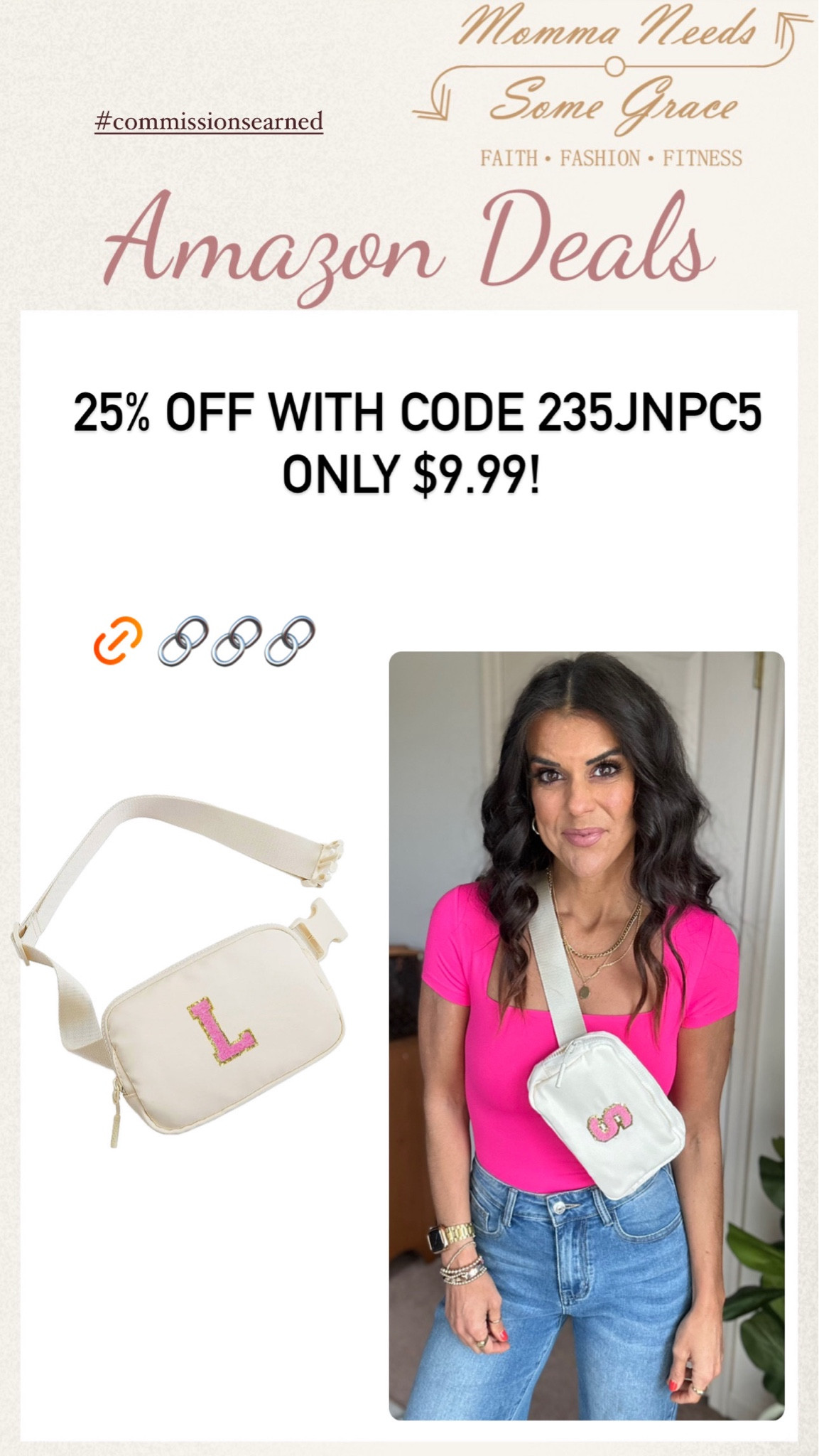 My belt bag on promo! Ends 7/15

How to use the promo code 👇🏼

Copy the code above (screenshot and then go to the picture, hold your finger down on top of the code), paste it in the box at checkout (the box is at the bottom of the payment page) . Hit space and "go" on the keyboard. Then the code should be applied. 

#LTKMidsize #LTKFindsUnder100 #LTKSummerSales