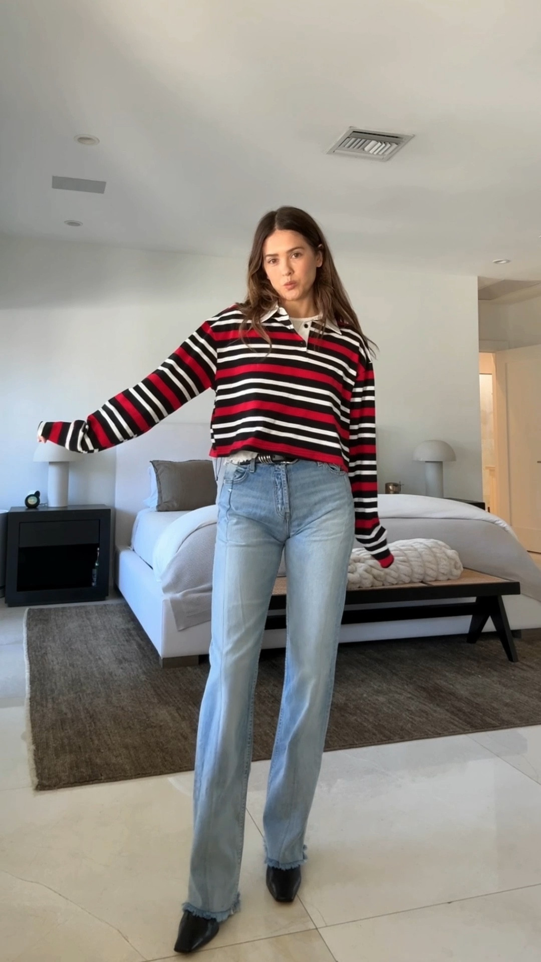 Found the cutest polo under $100! ❤️ I am obsessed that polos are bag in style and love the fit of this one. 

#LTKFindsUnder100 #LTKStyleTip #LTKWatchNow