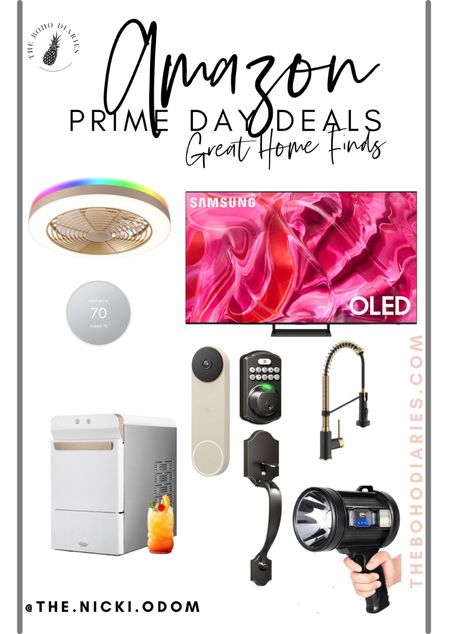 Amazing AMAZON Home Finds for Prime Day Deals | These items for the home are luxury and great security at a good price.  The kitchen faucet and the gold fan are probably my favorites Amazon Prime Day Deals for the home  

#LTKHolidaySale #LTKxPrime #LTKhome