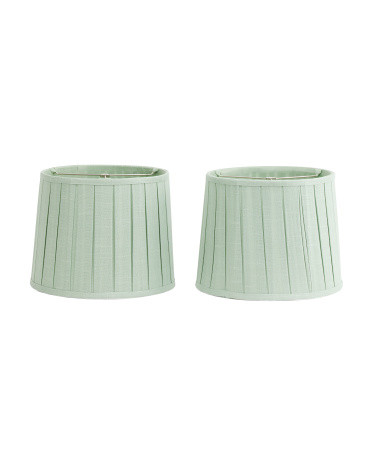 2pk 11x13 Box Pleated Lamp Shade Set | TJ Maxx