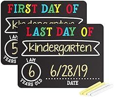 Pearhead First and Last Day of School Photo Sharing Chalkboard Signs | Amazon (US)