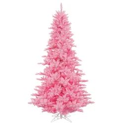 Millwood Pines Pink Fir Artificial Christmas Tree with Pink Lights | Wayfair | Wayfair North America