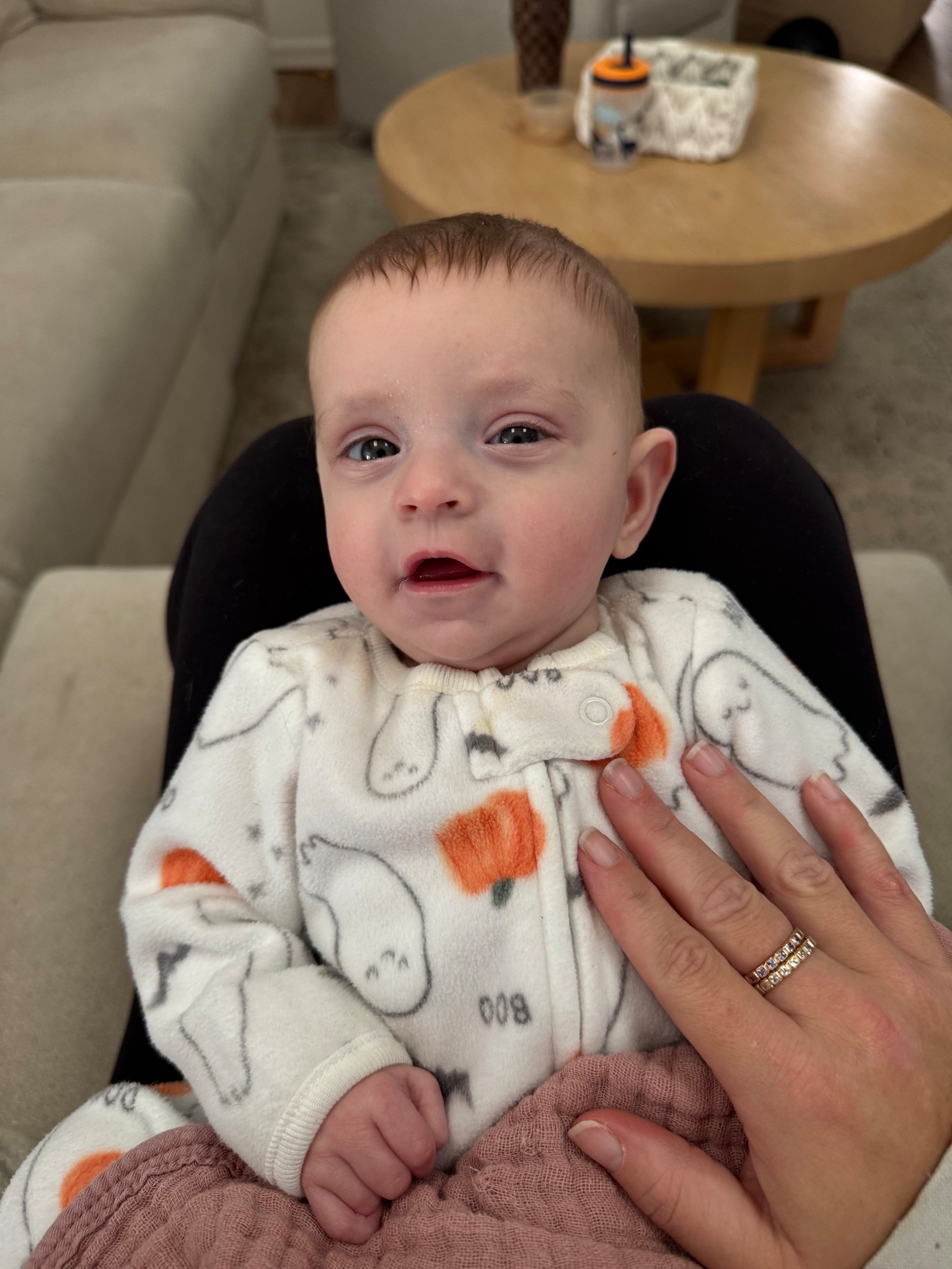 Loving this fuzzy onesie! 