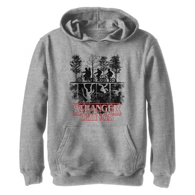 Boy's Stranger Things Biking in Upside Down Pull Over Hoodie | Target
