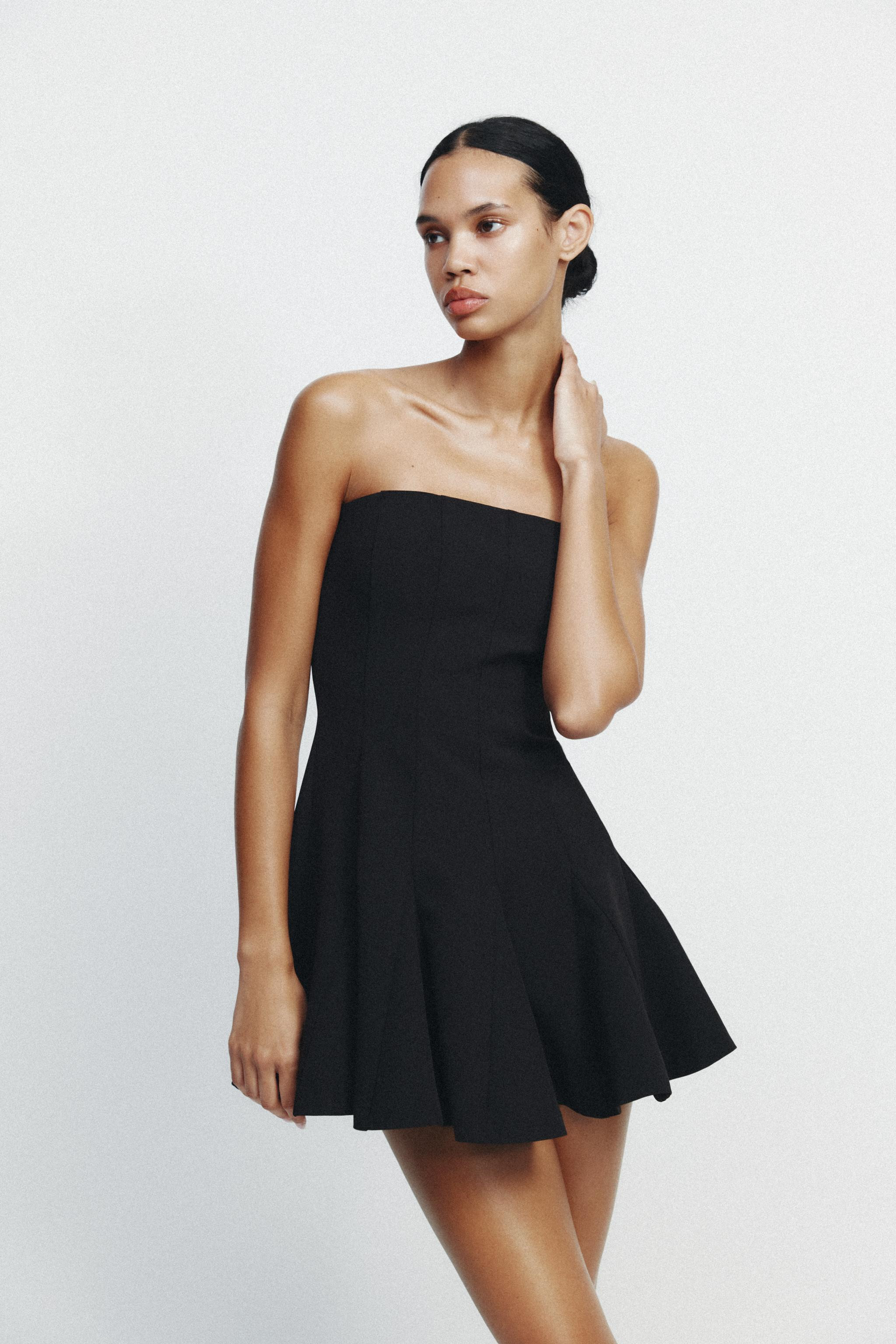 GODETS SHORT DRESS | Zara US