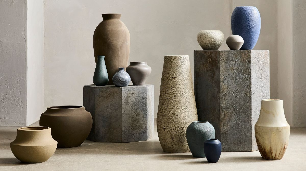 Sahar Ceramic Floor Vases | West Elm (US)
