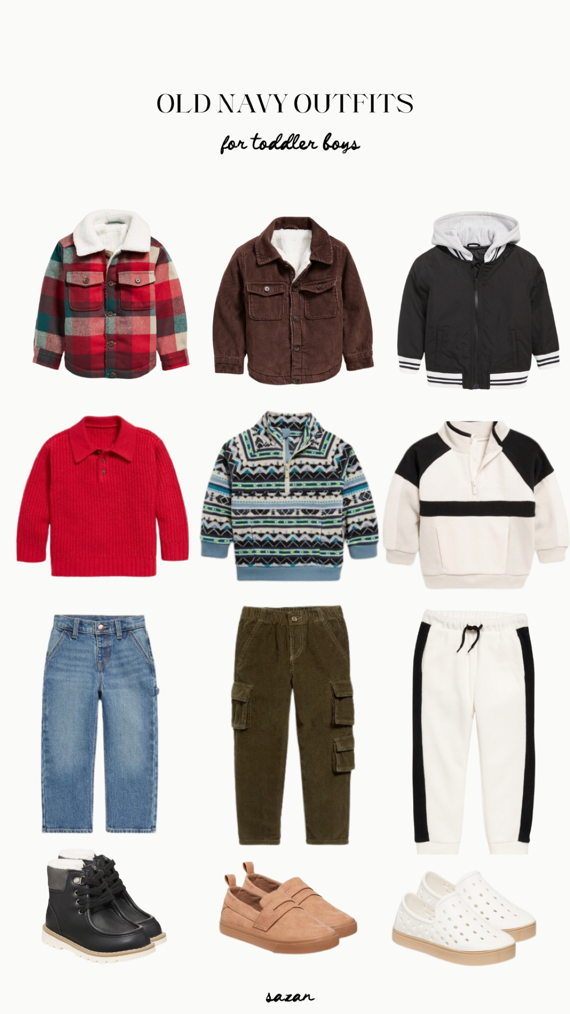 Toddler outfit ideas from Old Navy for boys ❄️

#kidsBoots#winterstyle 

#LTKCyberWeek #LTKKids #LTKGiftGuide