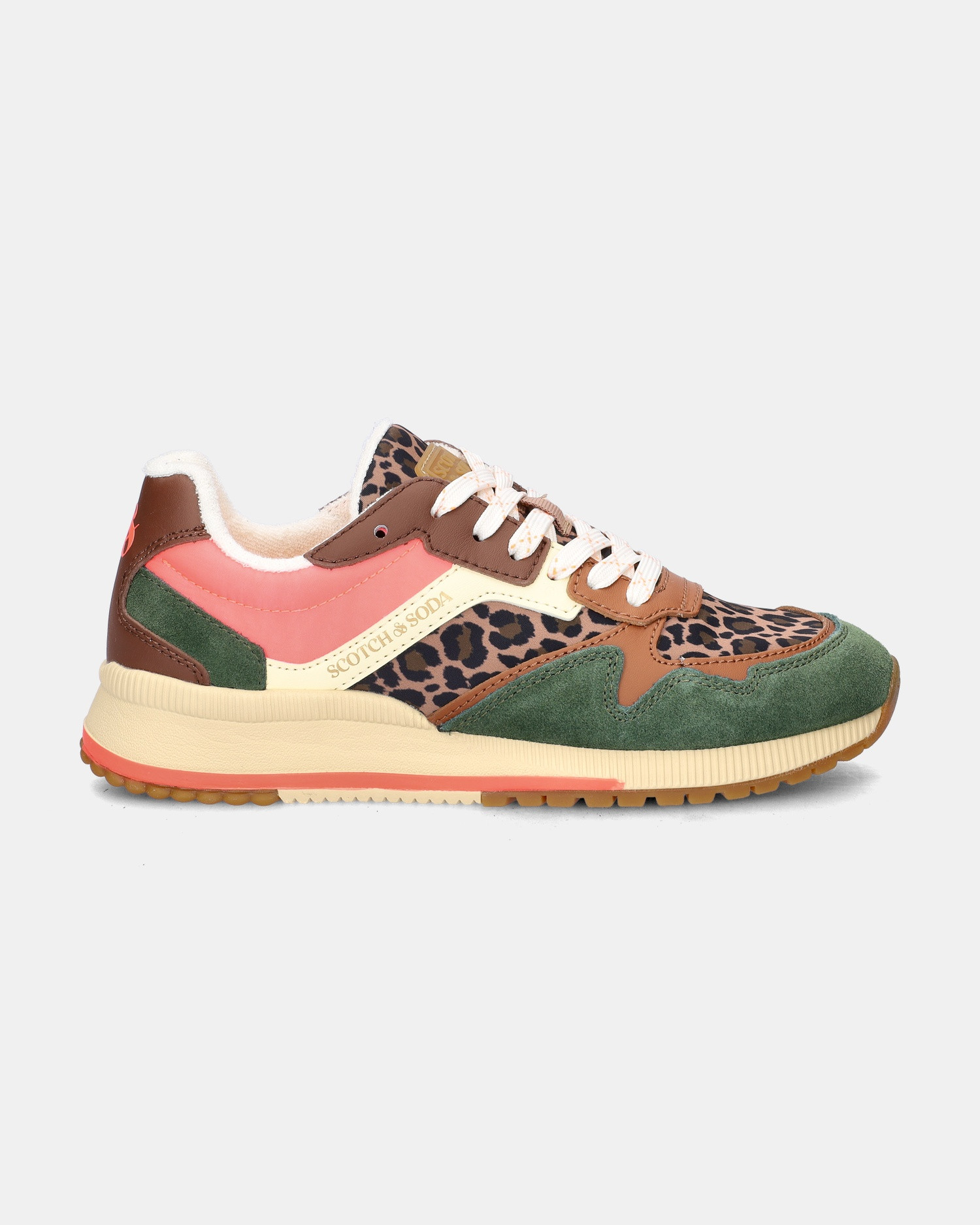 Scotch & Soda Vivi - Lage sneakers voor dames - Multi | Nelson Schoenen NL