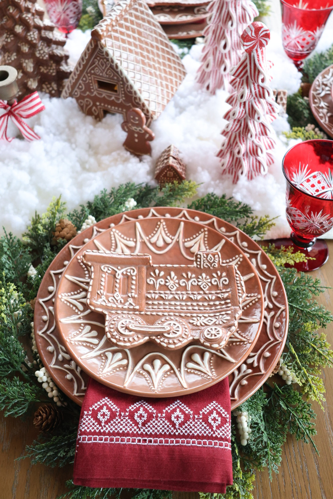 Gingerbread Inspired Holiday Tablescape! 

 

#LTKHoliday #LTKSeasonal #LTKHome
