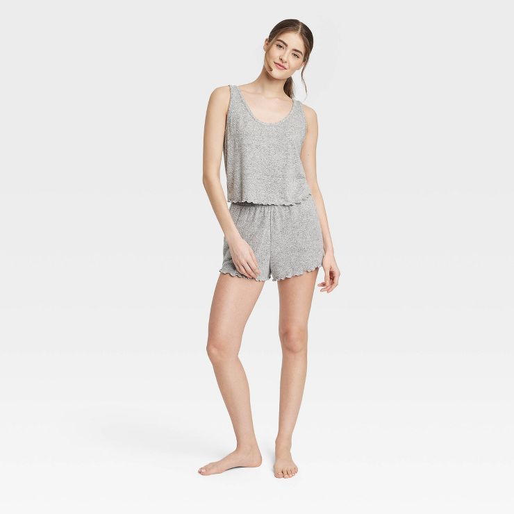 Women's Cozy Tank and Shorts Pajama Set - Colsie™ | Target