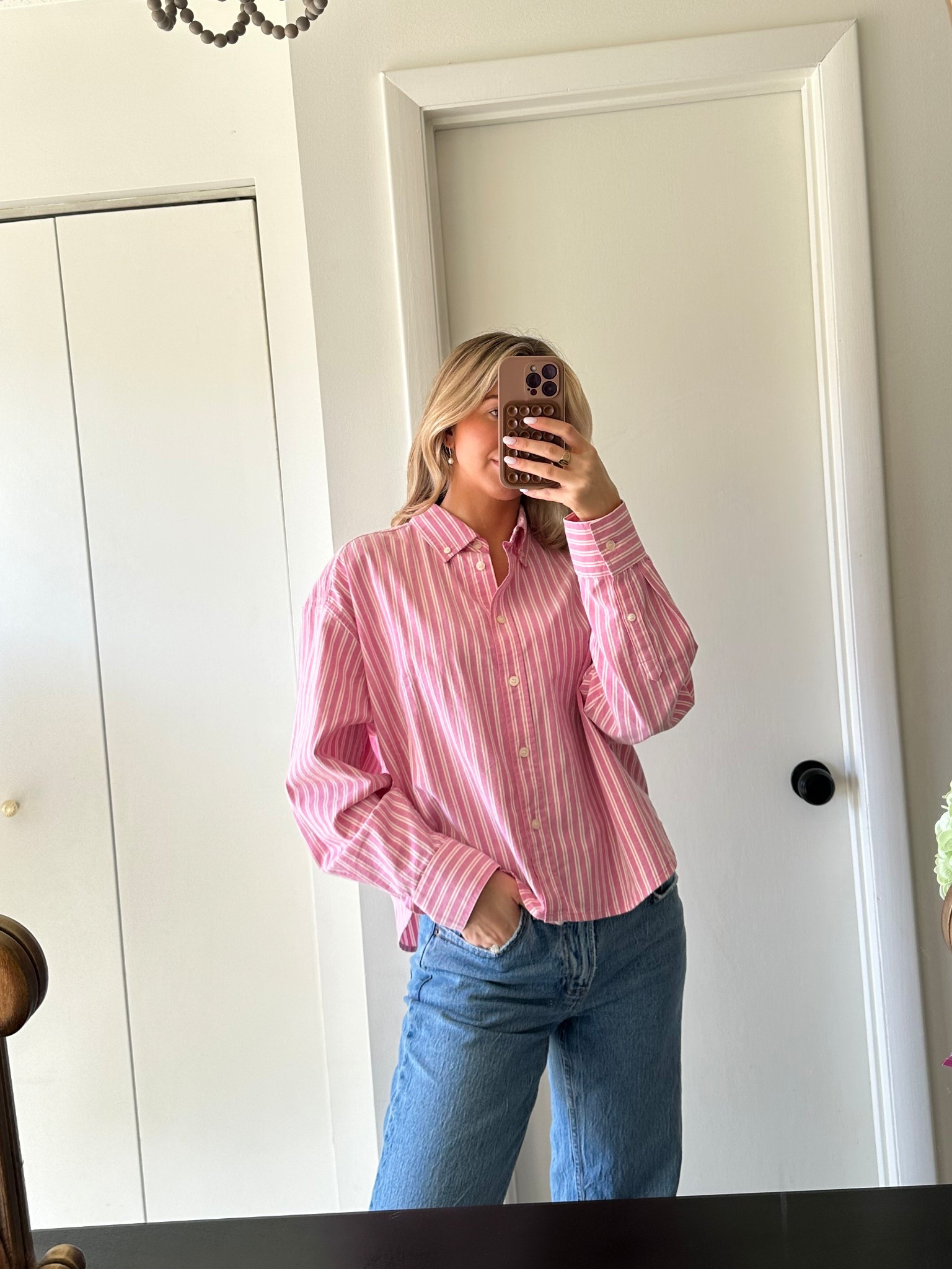 The cutest spring button down from gap 🤍 #gap #buttondown #spring 

#LTKSeasonal #LTKSpringSale #LTKStyleTip