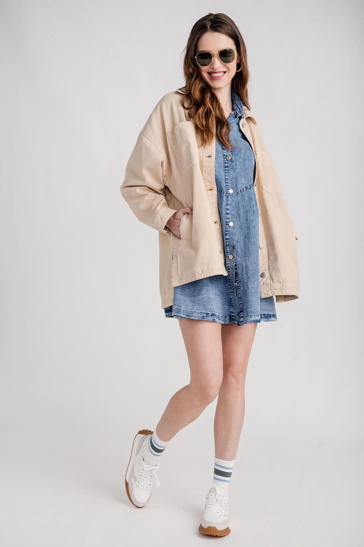 Free People Madison City Twill Jacket | Social Threads