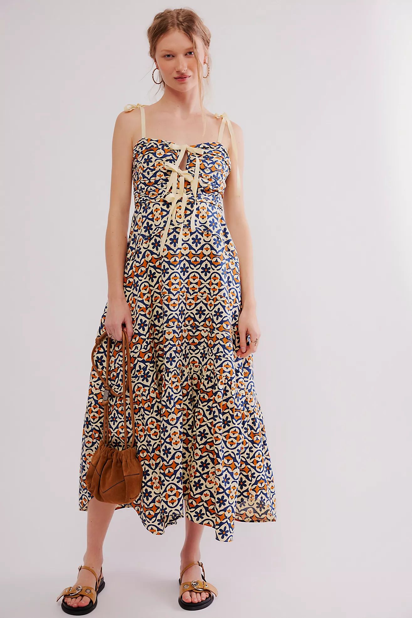 Palma Printed Midi Dress | Free People (Global - UK&FR Excluded)