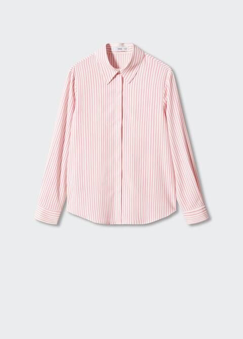 Buttoned flowy shirt | MANGO (US)