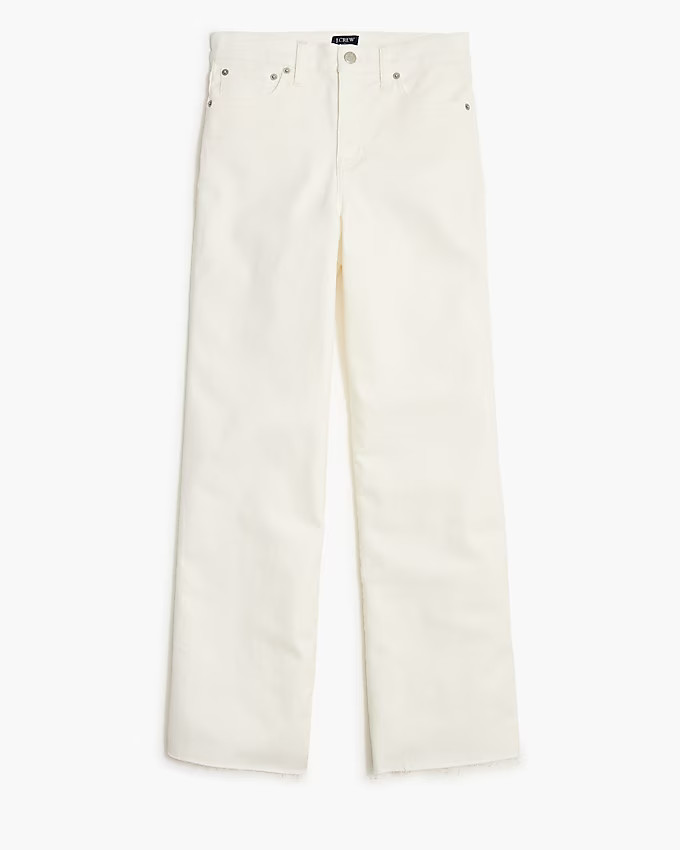 Wide-leg cropped jean in all-day stretch | J.Crew Factory