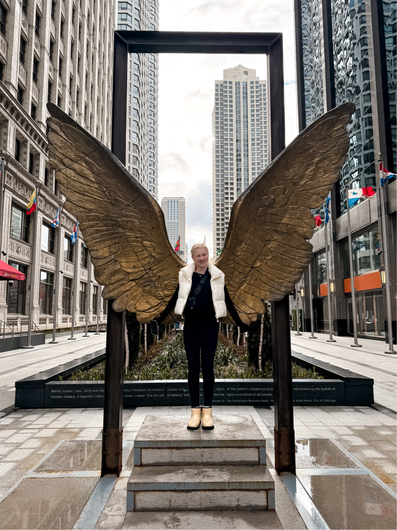 Traveling with a  tween and outfit ideas for tweens and teen girls this spring with an Amazon cropped puffer vest 
Lululemon belt bag look for Less