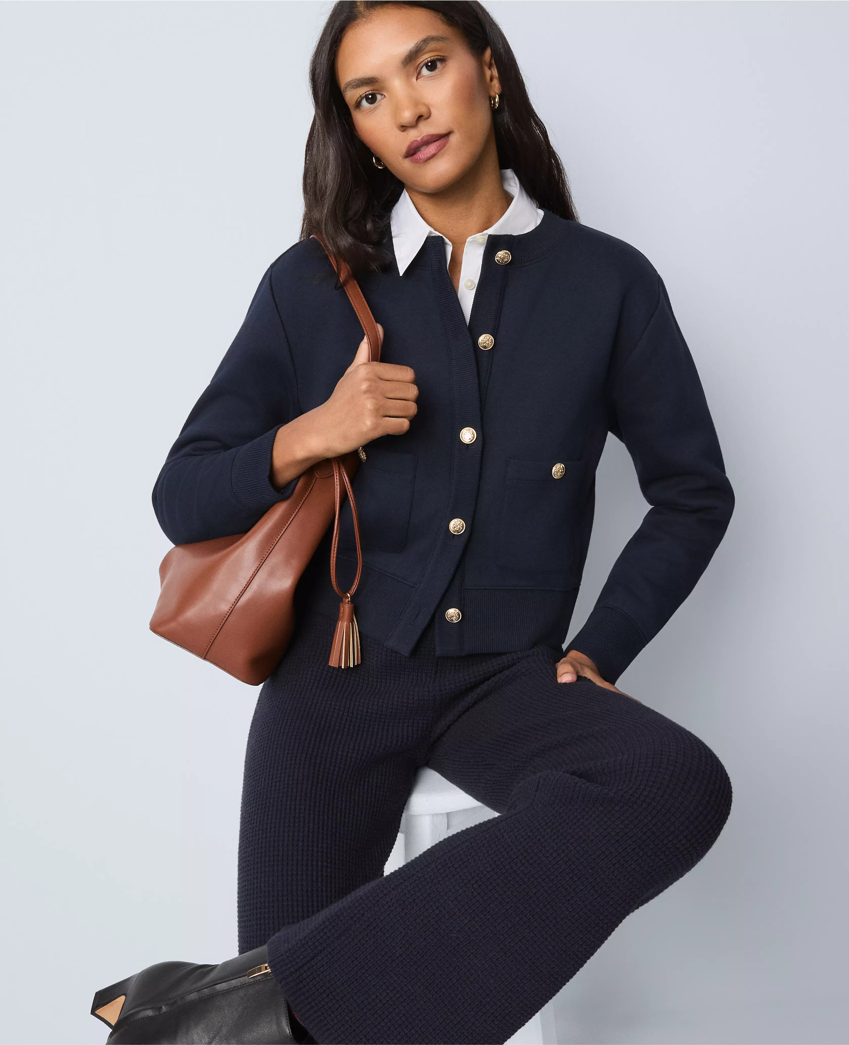 Weekend Collection Patch Pocket Jacket | Ann Taylor