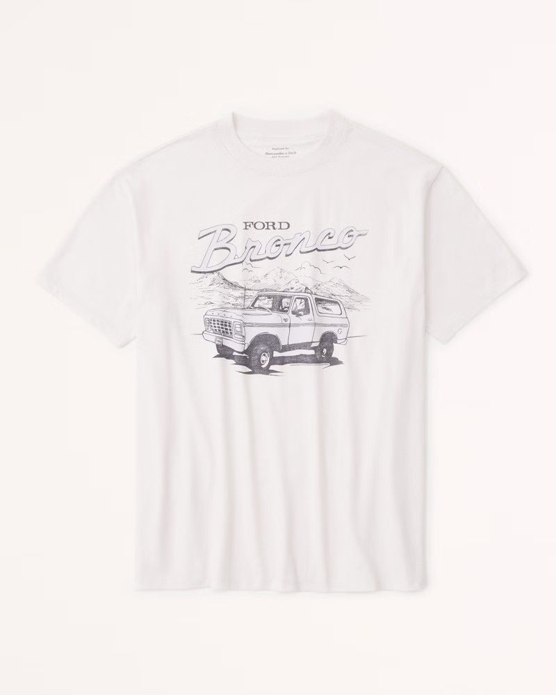 Oversized Bronco Graphic Tee | Abercrombie & Fitch (US)