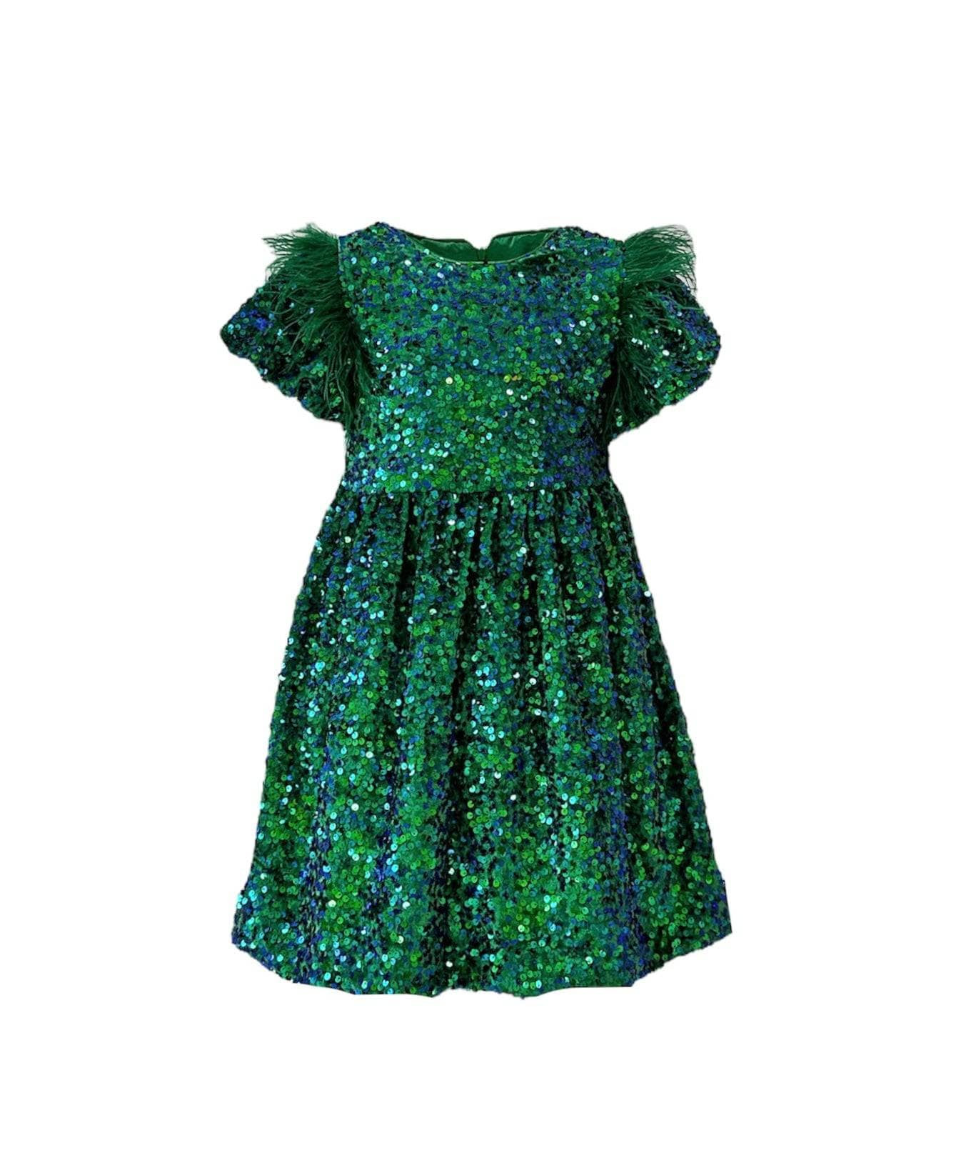 Emerald Shimmer Party Dress    Best Seller | Lola + The Boys