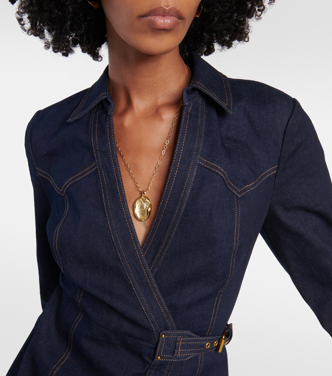 Arlington denim wrap dress | Mytheresa (US/CA)