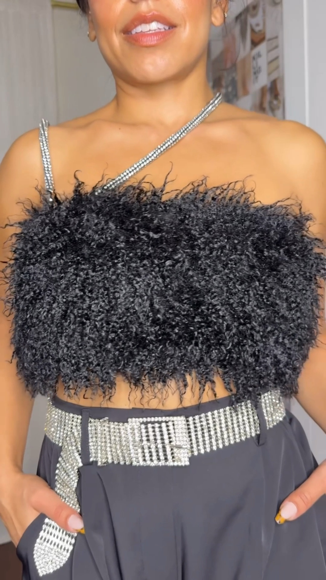 All black holiday outfit idea! This top is rented from BNTO so I’m linking a few faux feather and fur tops instead. Pants are petite from Amazon! 

#LTKPetite #LTKHoliday #LTKSeasonal