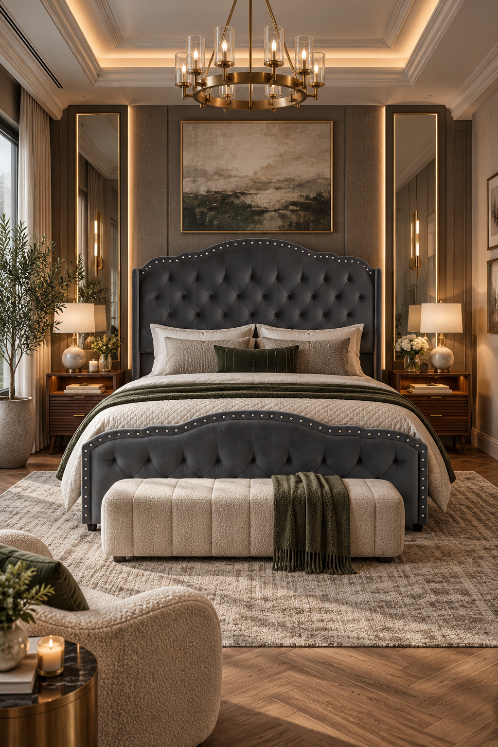 This gray tufted bed is such a classic. I love a tall headboard because it makes the bedroom look instantly more put together. Add white bedding, a cozy throw and some warm lamps and you’re done. Wayfair’s Labor Day sale is up to 70% off right now and ends in 2 days!
#WayfairSale #TuftedBed #GrayBedroom #BedroomSet #GuestRoomIdeas #BedroomRefresh #LaborDayDeals #HomeFinds 

 #LTKSeasonal #LTKHome #LTKSaleAlert