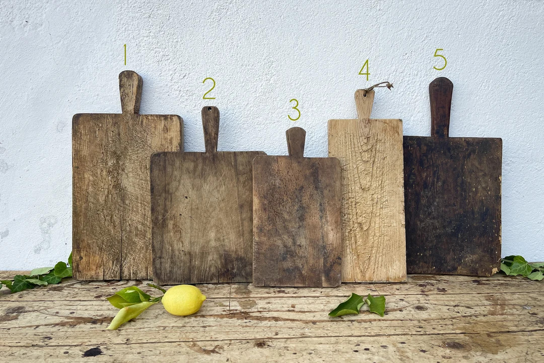 Primitive Chopping Boards, Vintage Food Photo Prop, Flat Lay Props - Etsy Canada | Etsy (CAD)