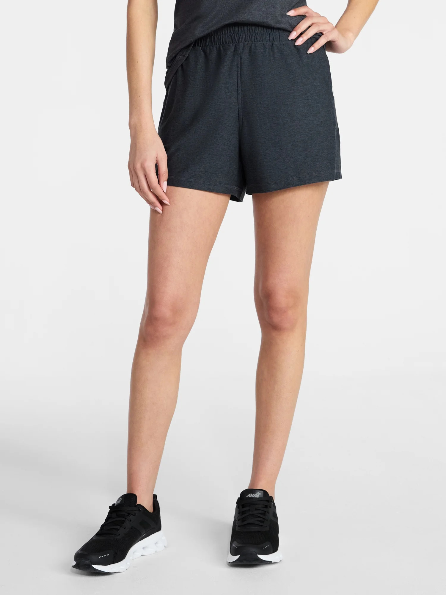 Athletic Works Women's and Women’s Plus ButterCore Soft Performance Gym Shorts, Available in 1,... | Walmart (US)