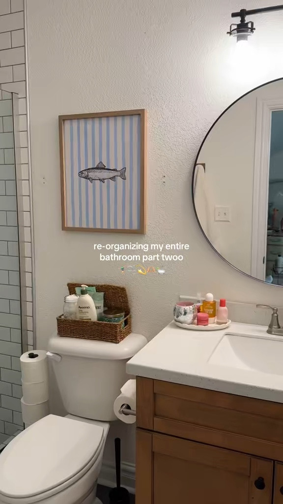 bathroom makeover part twooo 🫧🤸🏼‍♀️

#LTKHome #LTKSaleAlert #LTKU