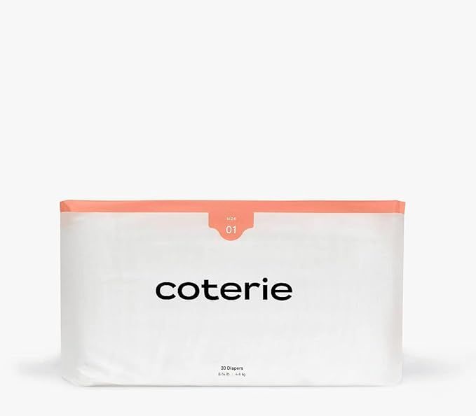 Coterie Diapers Size 01 (8-12 pounds) - 33 Count | Amazon (US)