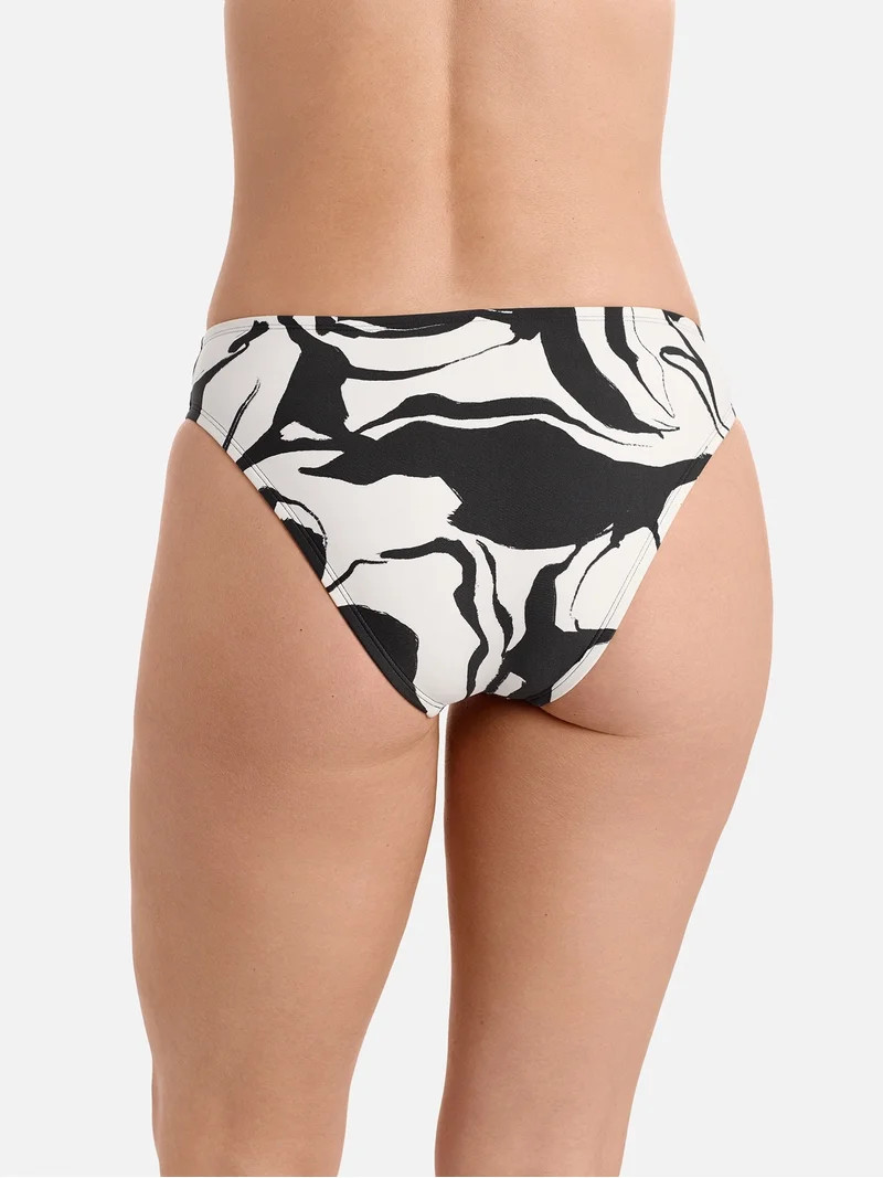 Sofia by Sofia Vergara Women's and Women's Plus Shirred Waist Midster Bikini Bottoms | Walmart (US)