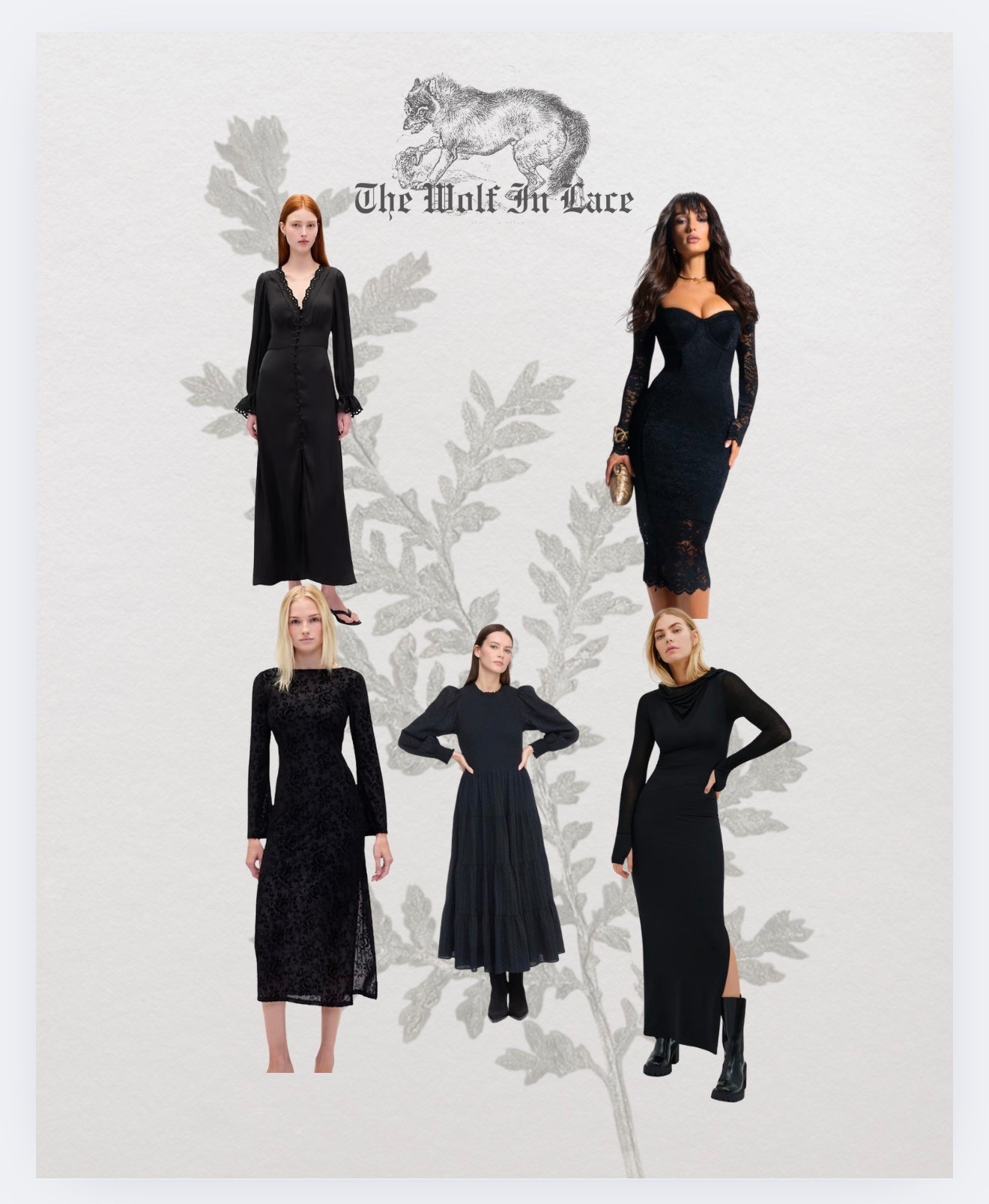 Gothic Winter Style! Use code THEWOLFINLACE006 for 10% off  Marcella NY 🕯️#winter #gothicstyle