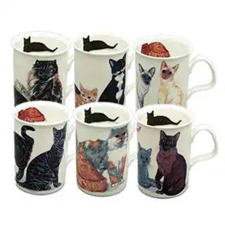 Roy Kirkham Lancaster Cats Galore Mugs (Set of 6) | Bed Bath & Beyond