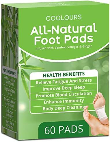 Foot Pads, Foot Pads for Better Sleep, Stress Relief & Foot Care, Natural Foot Patches with Bambo... | Amazon (US)