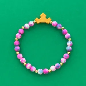 Aurora Crown With Messy Beads Sleeping Beauty Beaded Bracelet - Etsy | Etsy (US)