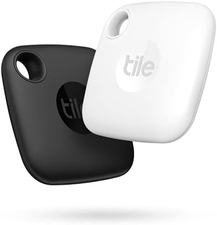 Amazon.com: Tile Mate (2022) 2-Pack. Bluetooth Tracker, Keys Finder and Item Locator for Keys, Ba... | Amazon (US)