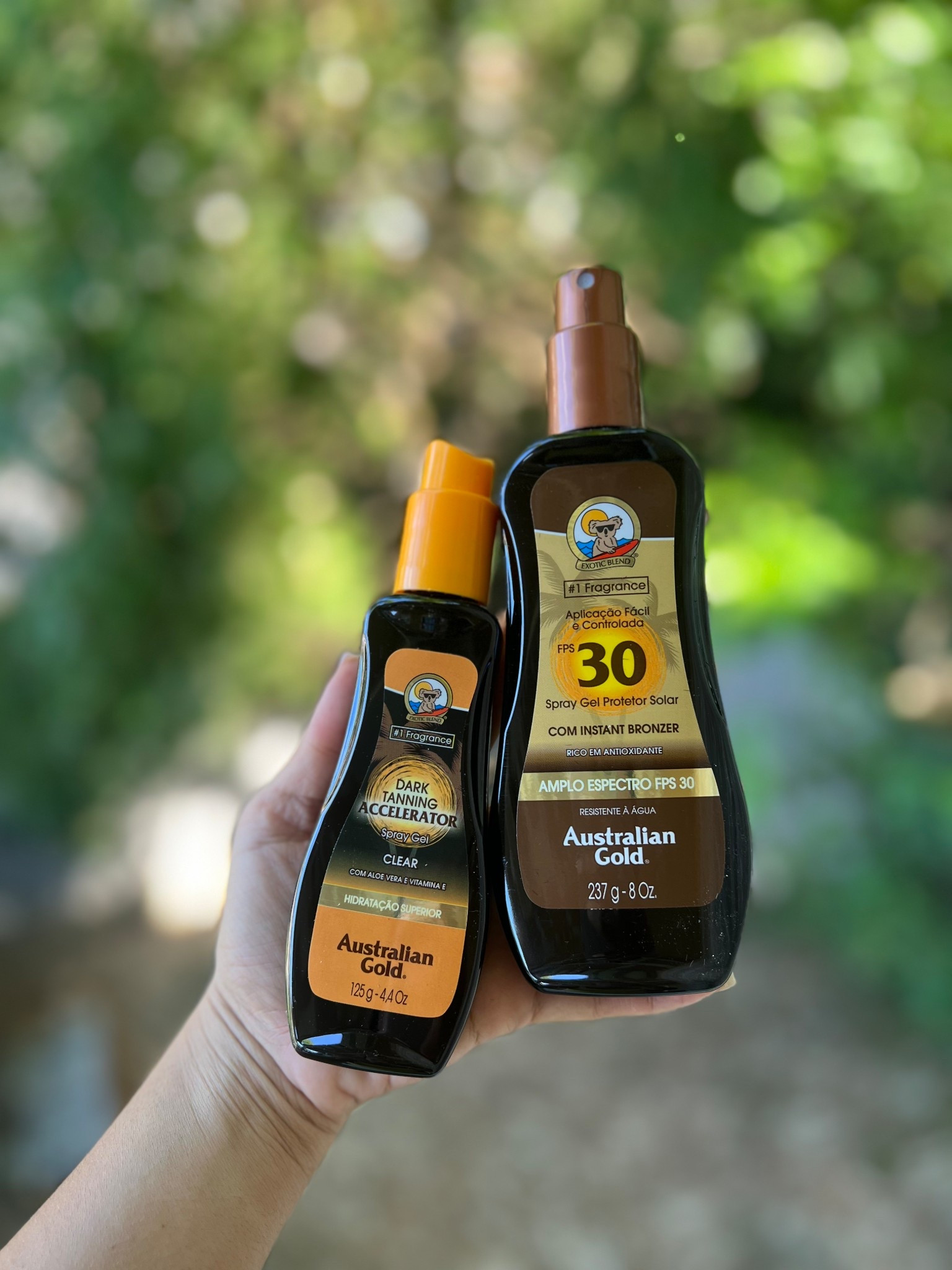 Kit Protetor Solar e Bronzeador Australian Gold FPS30 🌞

•O Kit Australian Gold Protetor Solar Corporal FPS 30 + Bronzeador Dark Tanning Clear é o combo perfeito para um dia de sol com segurança e para garantir aquele bronzeado tão esperado. 

O acelerador de bronzeado é o passo 1 e o protetor solar é o passo 2. Ambos são em formato spray gel e podem ser usados em todo tipo de pele.

#LTKbeleza #LTKbrasil #LTKpromo