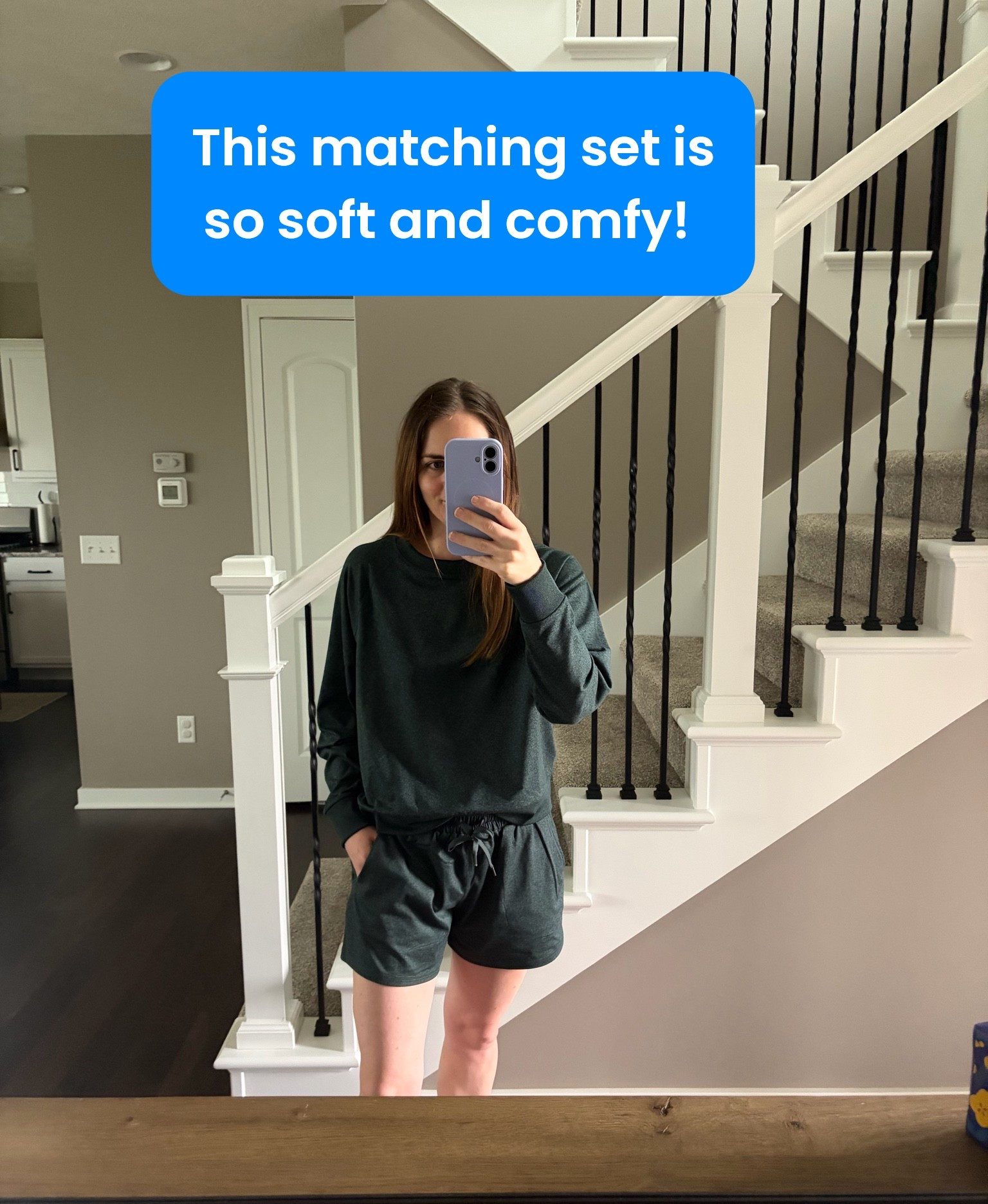 If you are in the market for some new loungewear I can’t recommend this matching set enough! Sooo comfy and soft. The shorts have pockets and I love them paired with this long sleeve top. Looks put together but still super comfy - would be a great travel outfit! Linking other options from this same brand if you’d like a zip up hoodie or sweatpants instead too! Comes in a bunch of colors 

travel outfits
Loungewear
Quince

#LTKdayinmylife #LTKmomlife #LTKTravel